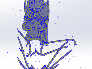 20 dxf file cnc Women Pin Up Hand Sketch Retro Cut Router Vinil plasma Nr2212 3D Model