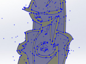 20 dxf file cnc Women Pin Up Hand Sketch Retro Cut Router Vinil plasma Nr2212 3D Model