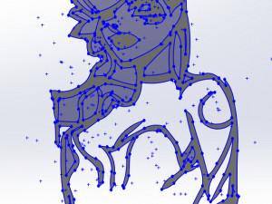 20 dxf file cnc Women Pin Up Hand Sketch Retro Cut Router Vinil plasma Nr2212 3D Model