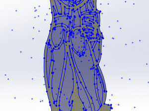 20 dxf file cnc Women Pin Up Hand Sketch Retro Cut Router Vinil plasma Nr2212 3D Model