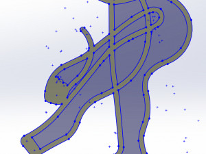20 dxf file cnc industrial Women Minimalist Silhouette Cut Router plasma Nr2213 3D Model