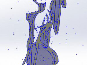 20 dxf file cnc Women Pin Up Hand Sketch Retro Cut Router Vinil plasma 2214 Modello 3D