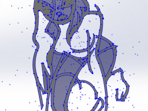 20 dxf file cnc Women Pin Up Hand Sketch Retro Cut Router Vinil plasma Nr2217 3Dモデル