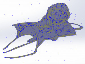 20 dxf file cnc Women Pin Up Hand Sketch Retro Cut Router Vinil plasma Nr2217 3Dモデル
