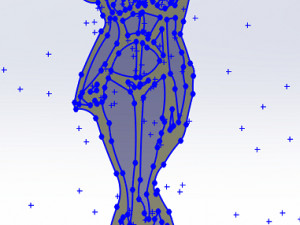 20 dxf file cnc Women Pin Up Hand Sketch Retro Cut Router Vinil plasma Nr2217 3Dモデル
