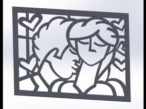 10 DXF File CNC Industrial Laser Abstract Woman POP Art Nr1 Router Nr2223 Model 3D