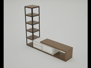 Tv Stand 01 3D Модель