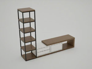 Tv Stand 01 3D Model