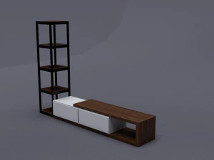 Tv Stand 01 3D Model