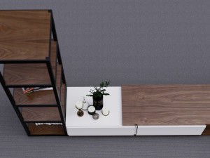 Tv Stand 01 3D 모델