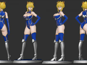 Artoria Pendragon - Gran Orden del Destino Modelo de impresión 3D