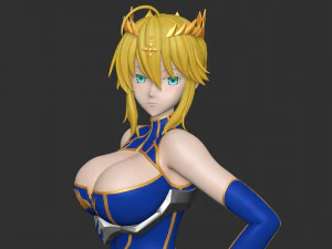 Artoria Pendragon - Gran Orden del Destino Modelo de impresión 3D