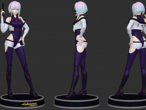 Lucy - Cyberpunk 3D Принт Модель