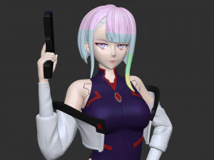 Lucy - Cyberpunk 3D Print Model