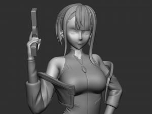 Lucy - Cyberpunk 3D Принт Модель
