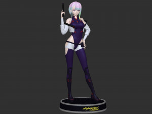 Lucy - Cyberpunk 3D Принт Модель