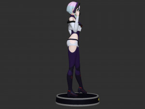 Lucy - Cyberpunk 3D Принт Модель
