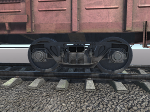 Freight Car11-217 and LODs FBX Modèle 3D