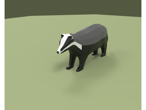 Lowpoly stylized Forest animals pack Modello 3D