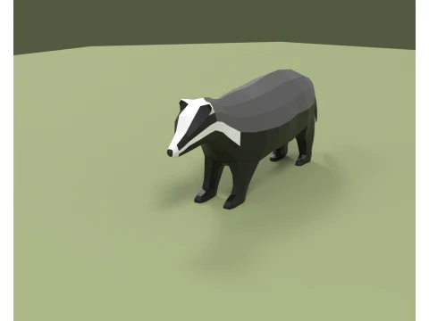 Lowpoly stylized Forest animals pack 3D Model