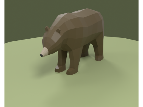 Lowpoly stylized Forest animals pack Modello 3D