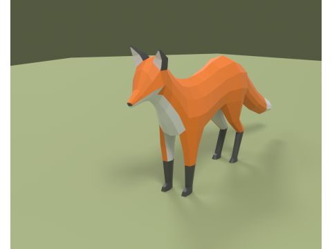Lowpoly stylized Forest animals pack Modello 3D