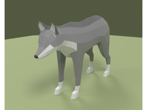Lowpoly stylized Forest animals pack Modello 3D