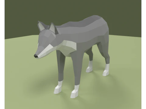 Lowpoly stylized Forest animals pack 3D Model