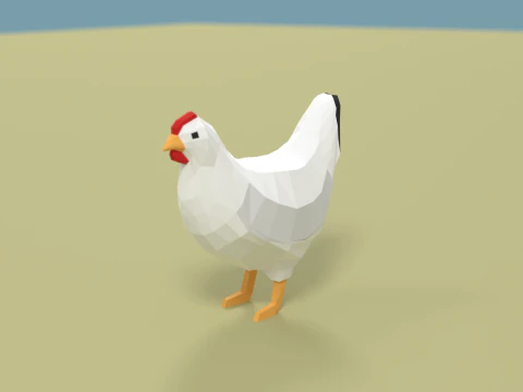 Confezione di animali domestici stilizzati lowpoly Modello 3D