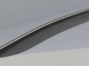 Deflector on the car window 3D Model