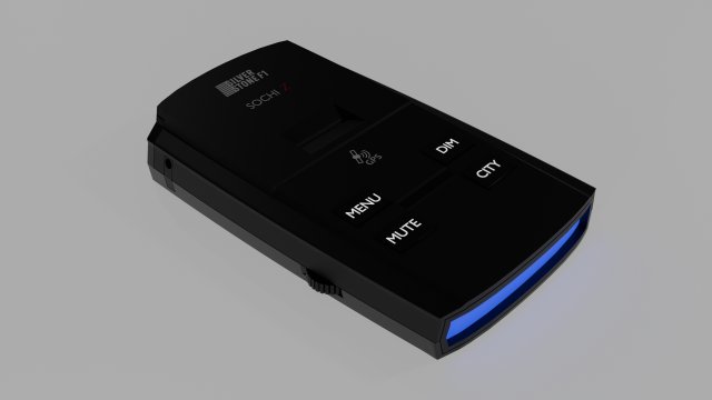 Car radar detector 3Dモデル .c4d .max .obj .3ds .fbx .stl .blend 
