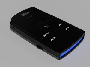 Car radar detector 3D 模型