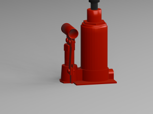 Hydraulically jack 3D Model