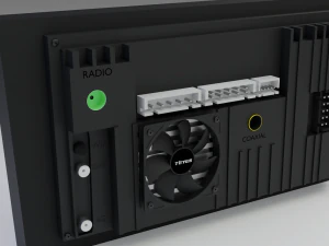 Multim&iacute;dia automotiva Modelo 3D