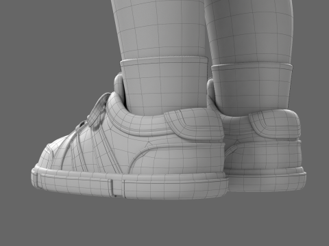 Cartoon Boy Rigged 3D 模型