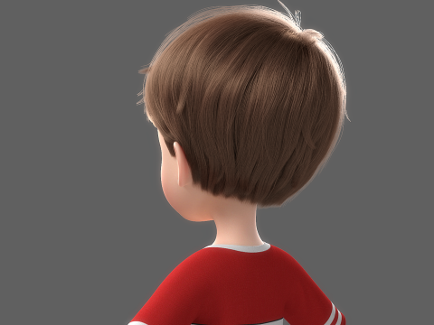 Cartoon Boy Rigged Modelo 3D