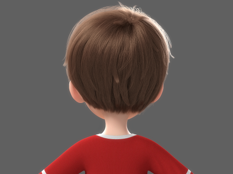 Cartoon Boy Rigged Modelo 3D