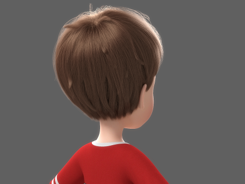 Cartoon Boy Rigged Modelo 3D