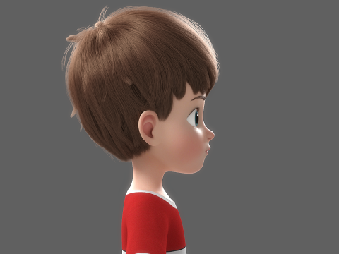 Cartoon Boy Rigged Modelo 3D