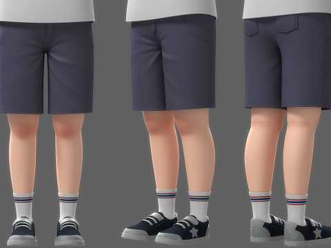 Cartoon Boy Rigged Modelo 3D