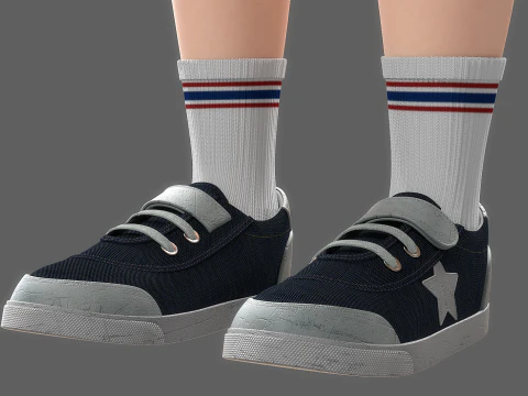 Cartoon Boy Rigged 3D Model