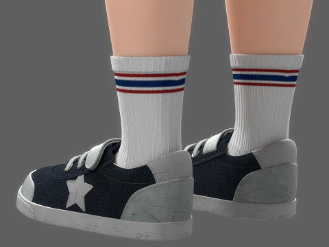 Cartoon Boy Rigged 3D Model