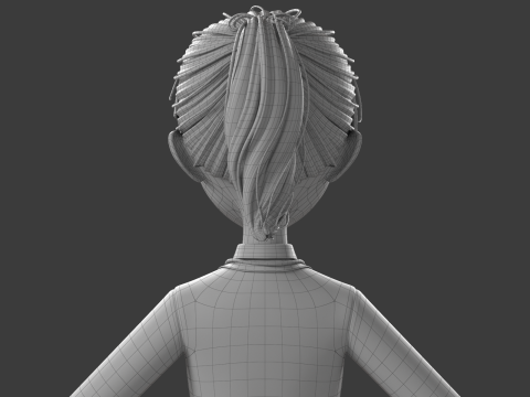 Cartoon Doctor Rigged 3D-Modell