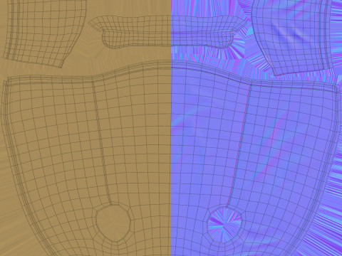 Cartoon Old Woman Rigged Modèle 3D