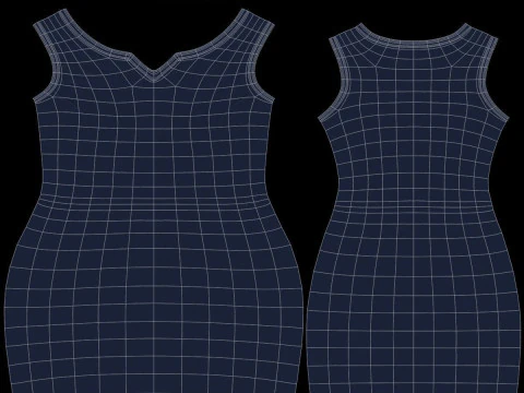 Donna del fumetto truccata Modello 3D