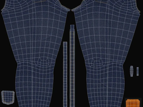 Donna del fumetto truccata Modello 3D