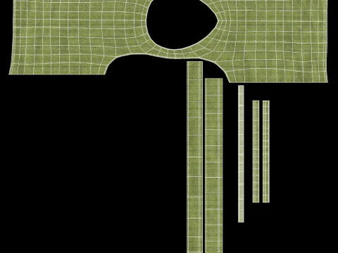 Uomo del fumetto truccato Modello 3D