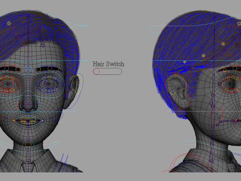 Cartoon Man Rigged Model 3D