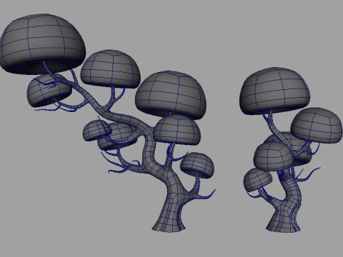 Karikat&uuml;r Ağacı 3D Model