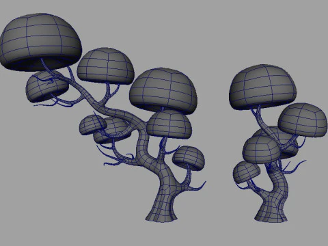Karikat&uuml;r Ağacı 3D Model